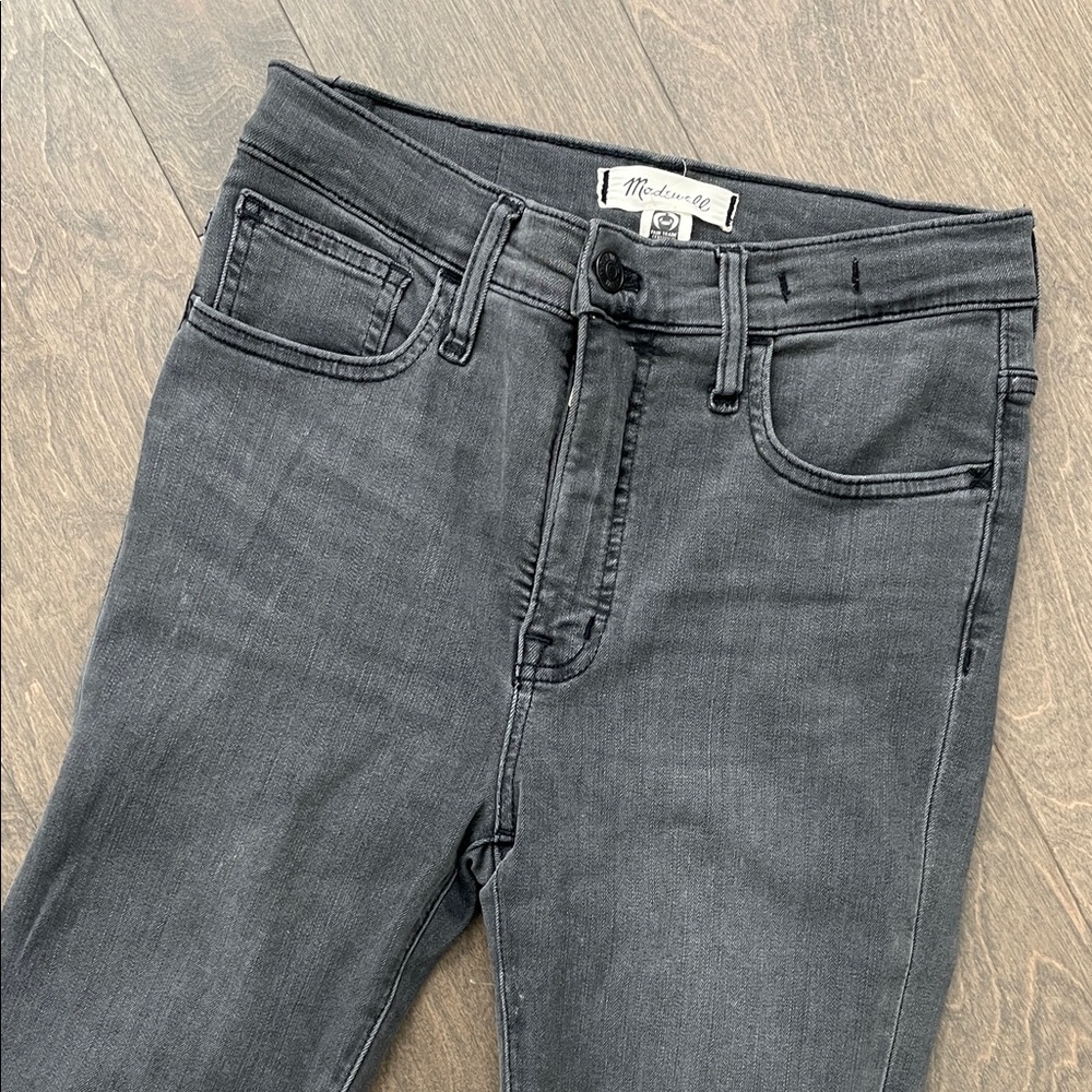Madewell Women's Charcoal High Rise Jeans